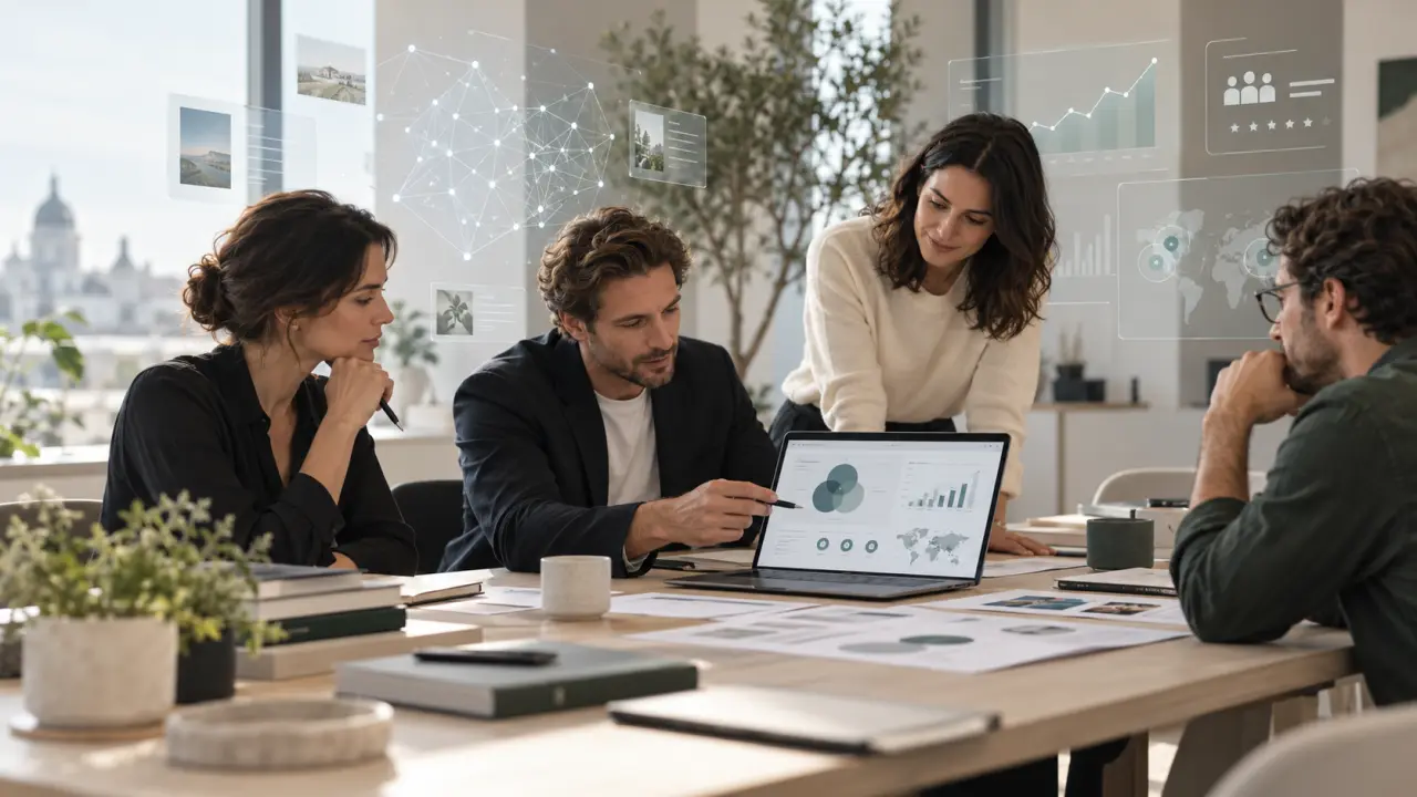 Hall d’immeuble d’affaires moderne symbolisant la transformation digitale et la structuration d’une entreprise