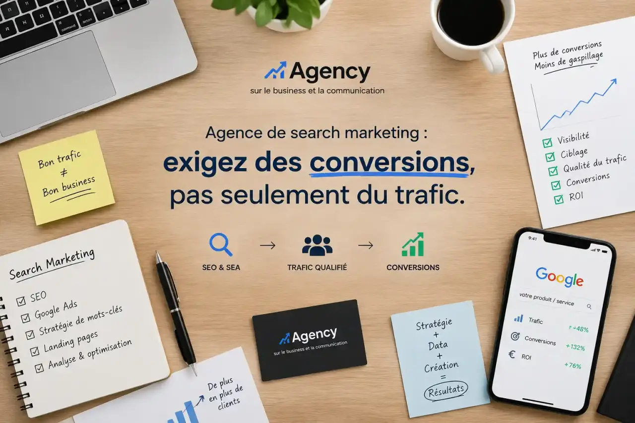 Agence de search marketing : exigez des conversions, pas seulement du trafic