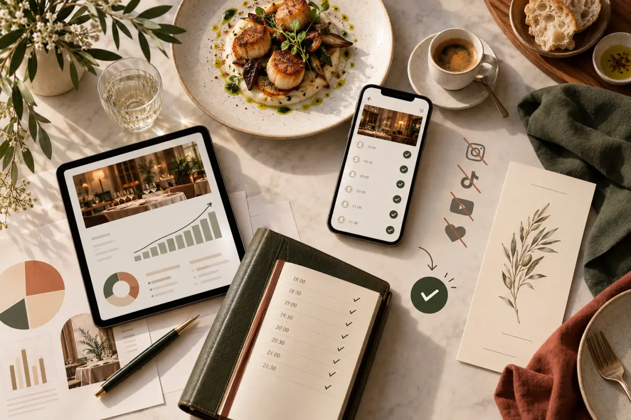 Agence marketing food : choisir des réservations, pas seulement des vues